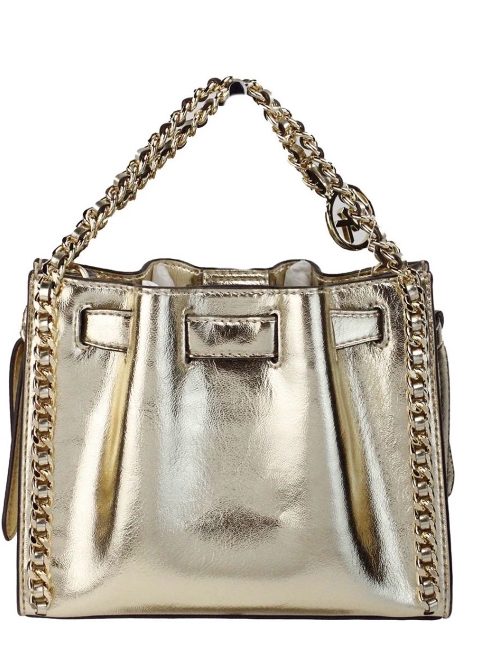 MICHAEL KORS MINA SMALL MINI CHAIN SATCHEL SHOULDER CROSSBODY BAG - Like New!